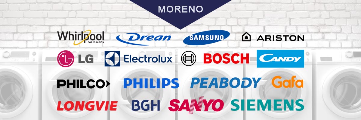 Reparación Lavarropas Marcas Drean, Samsung, LG, Candy, Whirlpool, Electrolux, Gafa, Longvie, Ariston en Moreno
